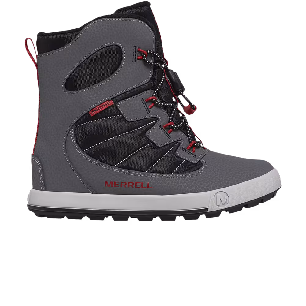 Merrell Snow Bank 4.0 Big Kid Grey Black Red