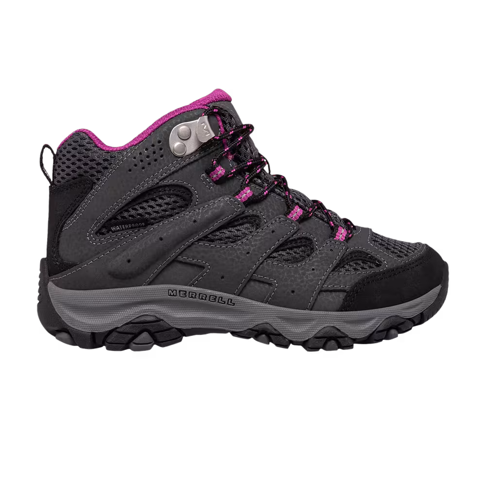 Merrell Moab 3 Mid Big Kid Granite Berry