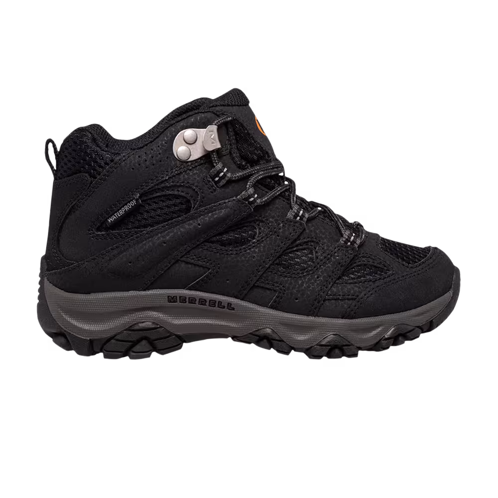 Merrell Moab 3 Mid Big Kid Black Grey