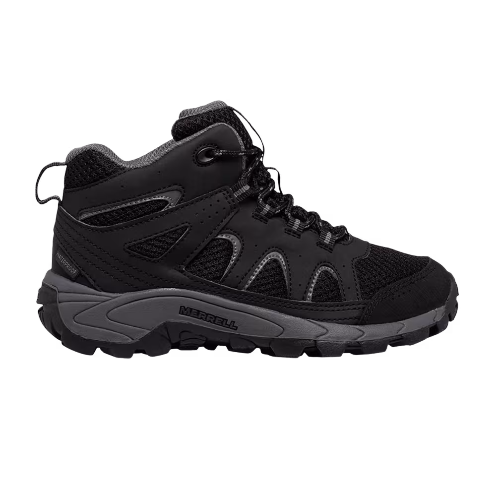 Merrell Oakcreek Mid Big Kid Black Grey