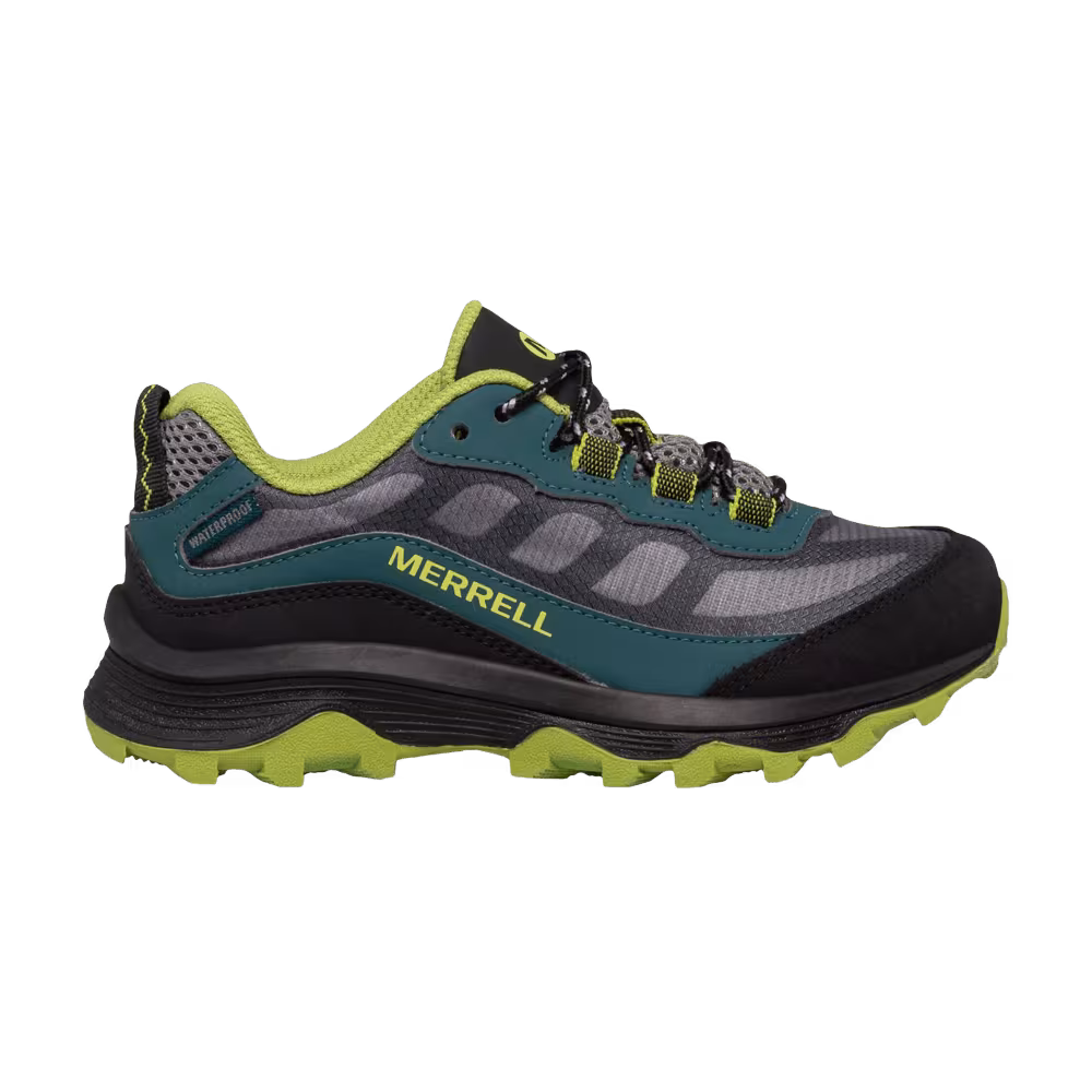 Merrell Moab Speed Low Big Kid Deep Green Lime