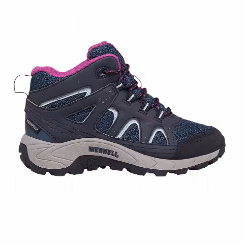 Merrell Oakcreek Mid Big Kid 'Navy Fuchsia'