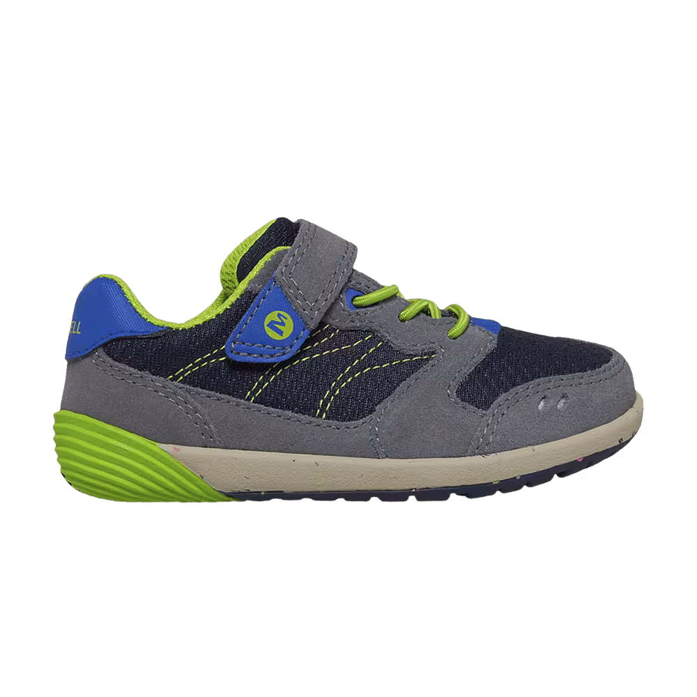 Merrell Bare Steps A83 Little Kid Navy Green