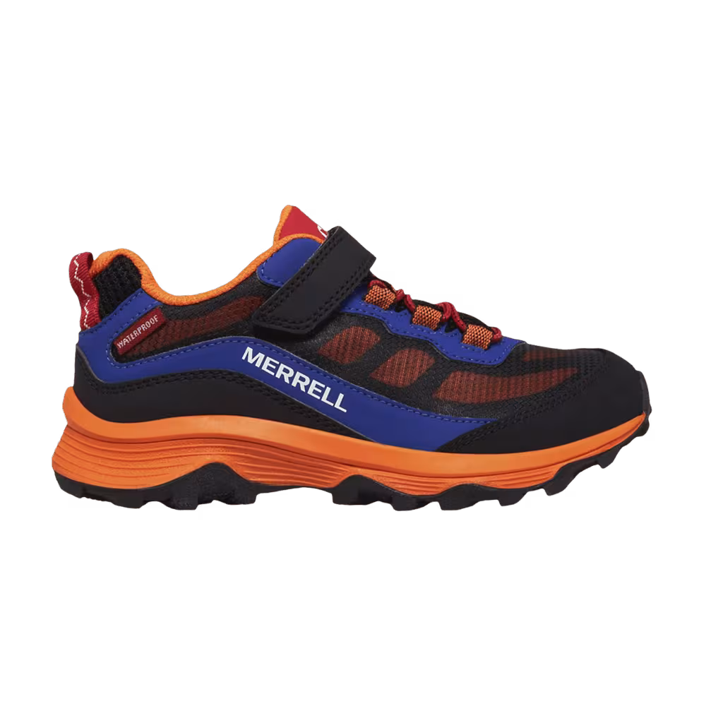 Merrell Moab Speed Low AC Big Kid Black Orange Blue