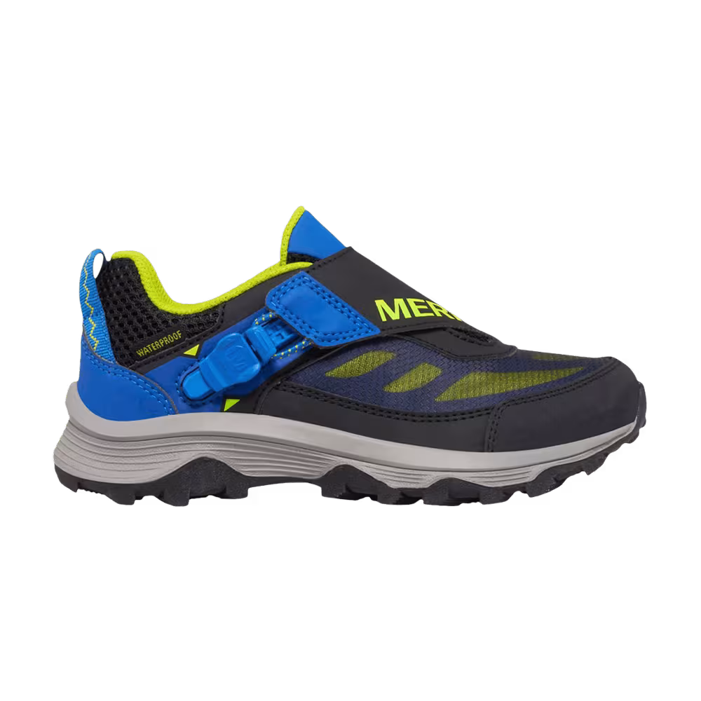 Merrell Moab Speed Low ZipTrek Big Kid Blue Lime