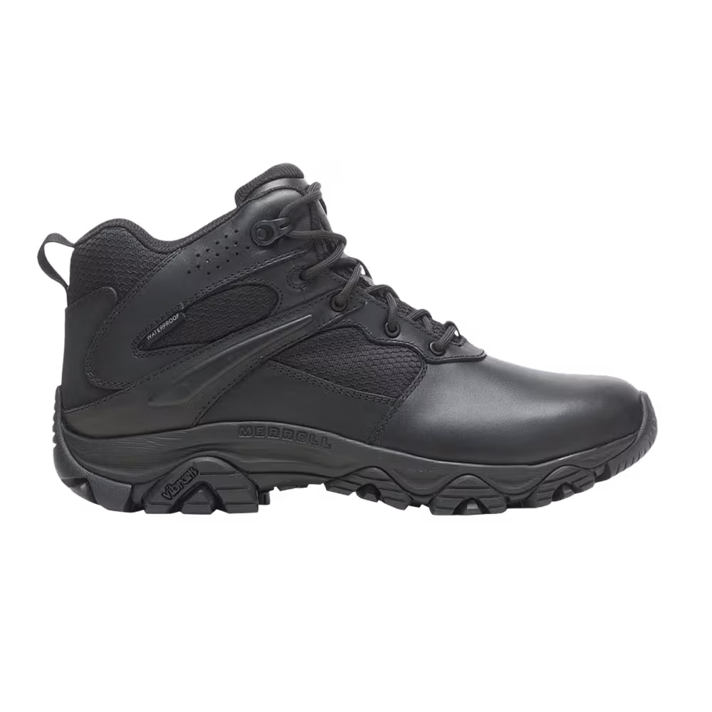 Merrell Moab 3 Mid Tactical Response Waterproof Boot Triple Black