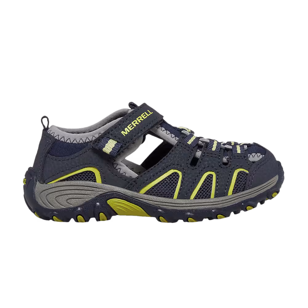 Merrell Hydro H2O Sandal Little Kid Navy Lime