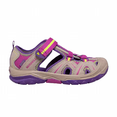 Merrell Hydro Sandal Big Kid 'Tan Purple'