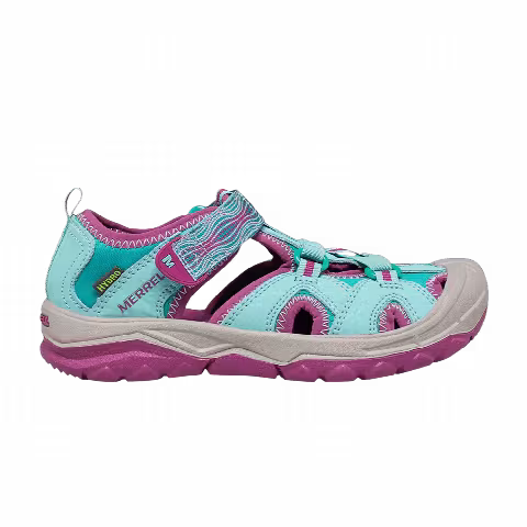 Merrell Hydro Sandal Big Kid 'Turquoise Purple'