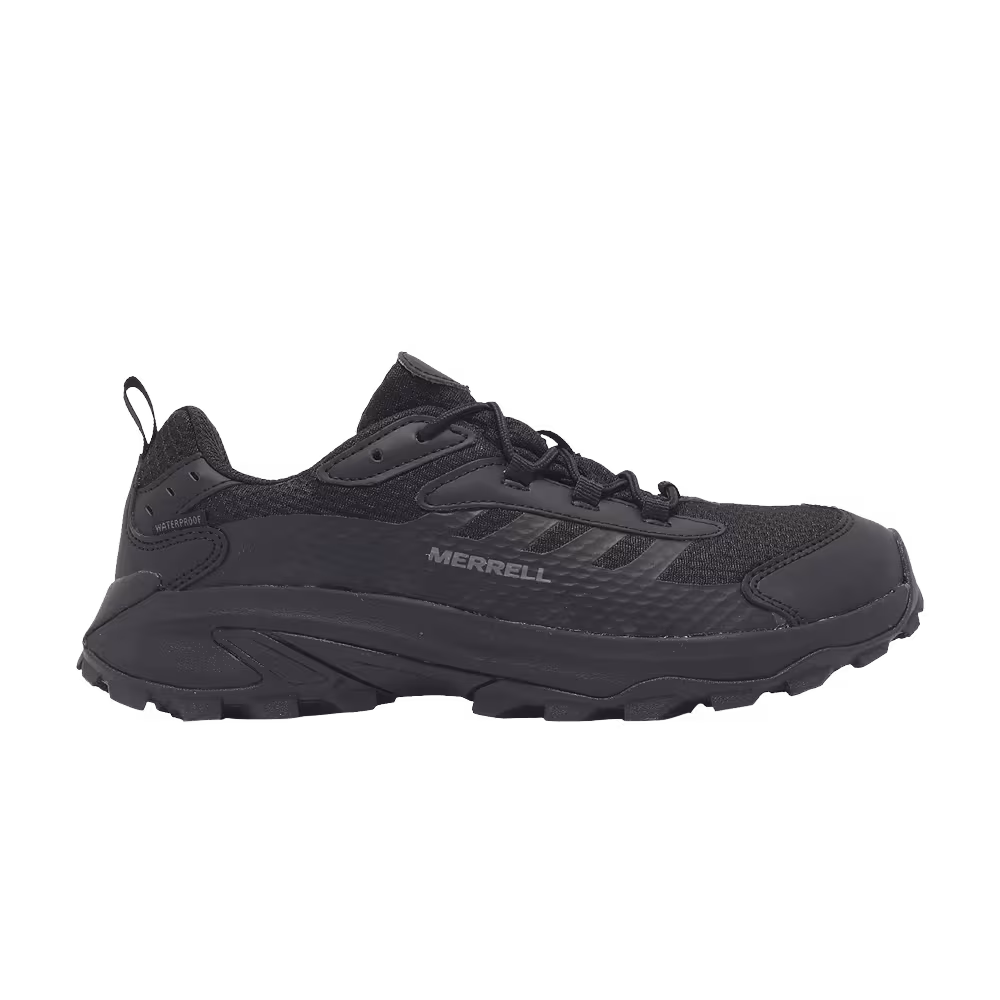Merrell Moab Speed 2 Low AC Waterproof Big Kid Black Carbon