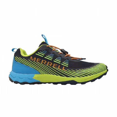 Merrell Agility Peak Big Kid 'Black Citron Cyan'