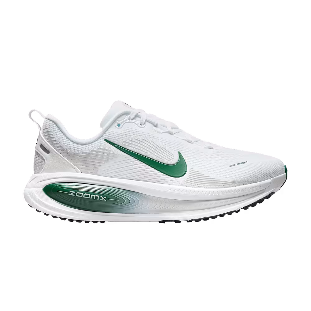 Nike Women's Vomero 18 White/Photon Dust/Metallic Silver/Gorge Green
