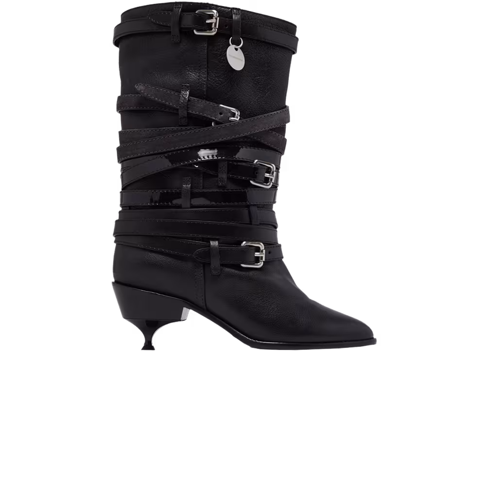 Kiko Kostadinov Women's Quad Belt Boot Onyx