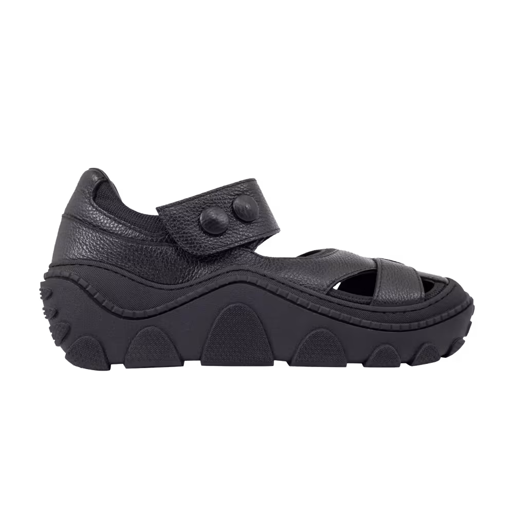 Kiko Kostadinov Hybrid Sandal Black Soot