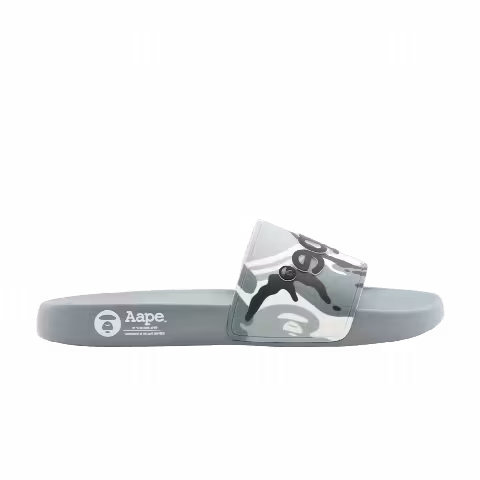 AAPE Logo Slide 'White Camo'