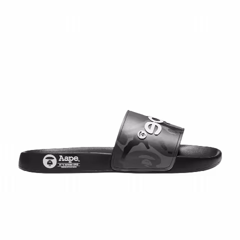 AAPE Logo Slide 'Black Camo'