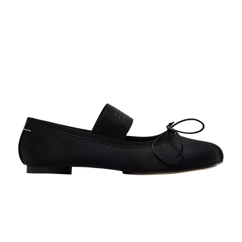 MM6 Maison Margiela Women's Anatomic Ballerinas Black