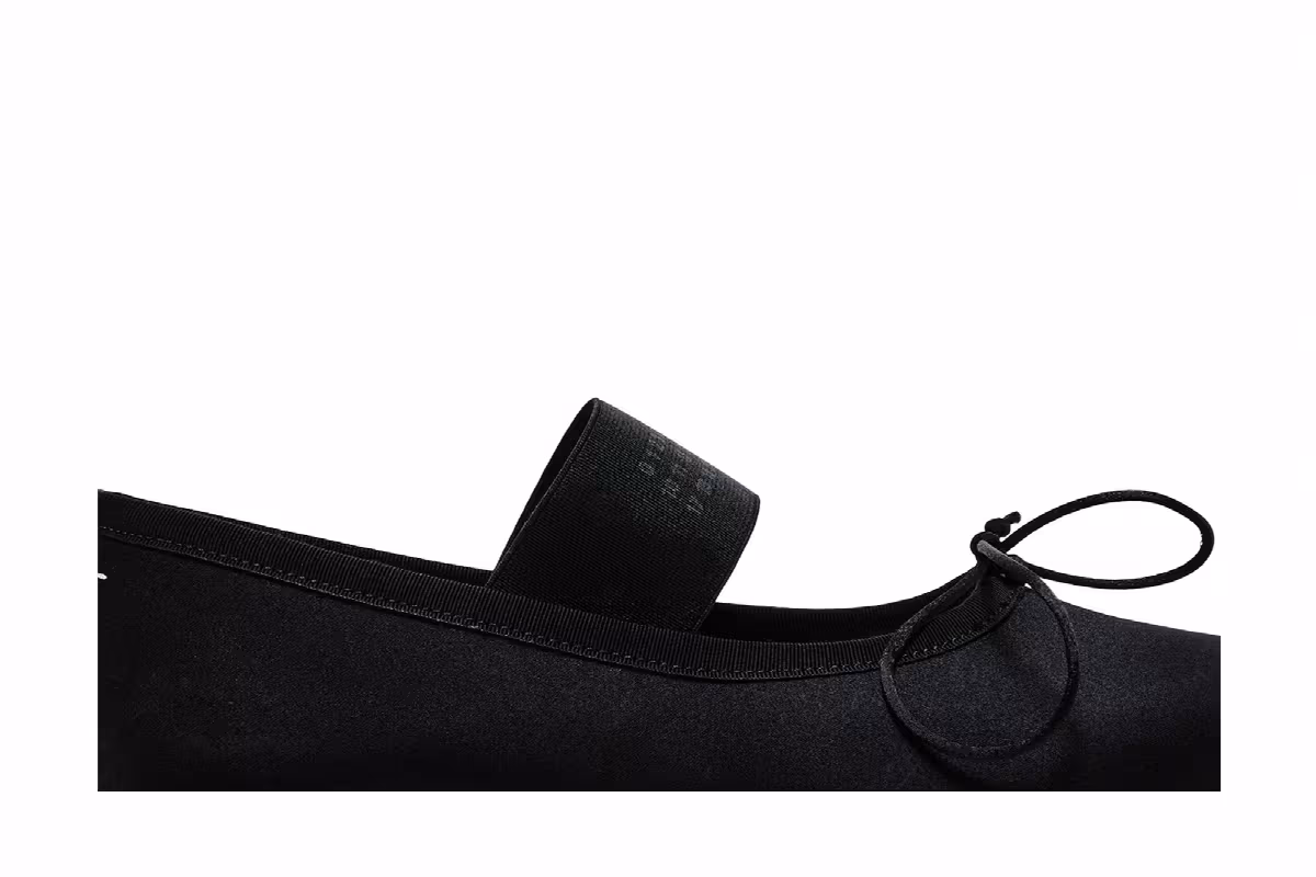 MM6 Maison Margiela Women's Anatomic Ballerinas Black, view 3