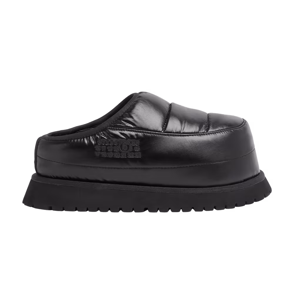 MM6 Maison Margiela Women's Après Ski Slippers Black