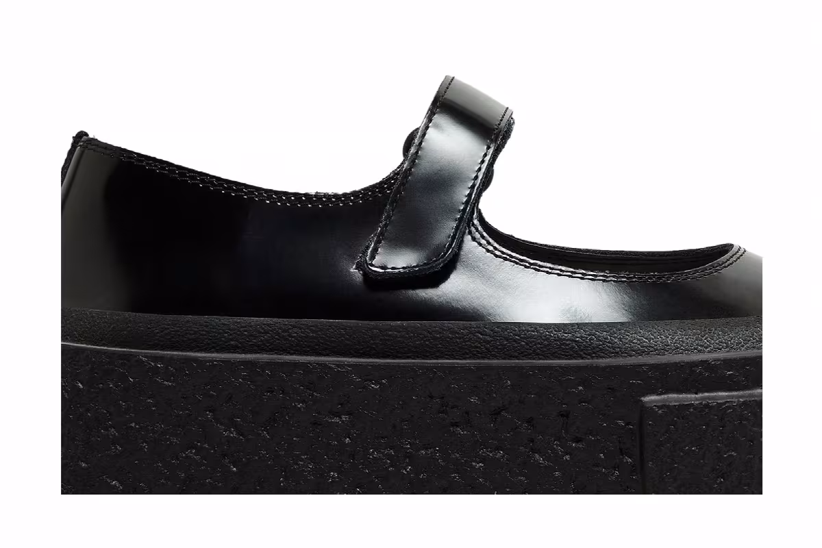 MM6 Maison Margiela Women's Platform Court Black, view 3