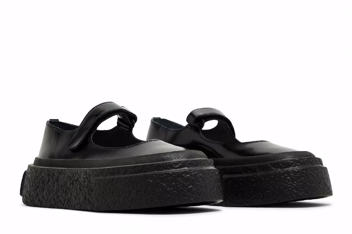 MM6 Maison Margiela Women's Platform Court Black, view 9