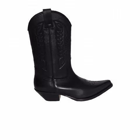 MM6 Maison Margiela Pelle Vitalo Texas Boot 'Black'