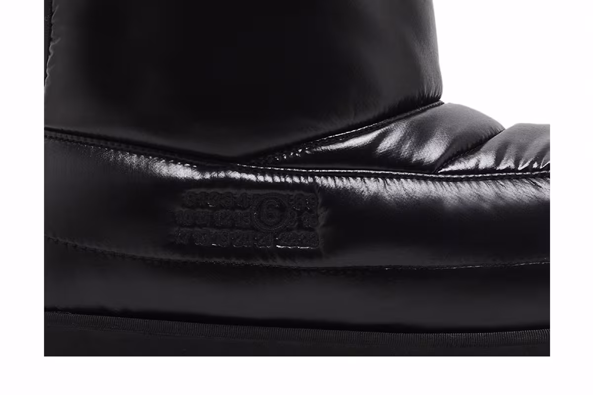 MM6 Maison Margiela Padded Ankle Boot Black, view 3
