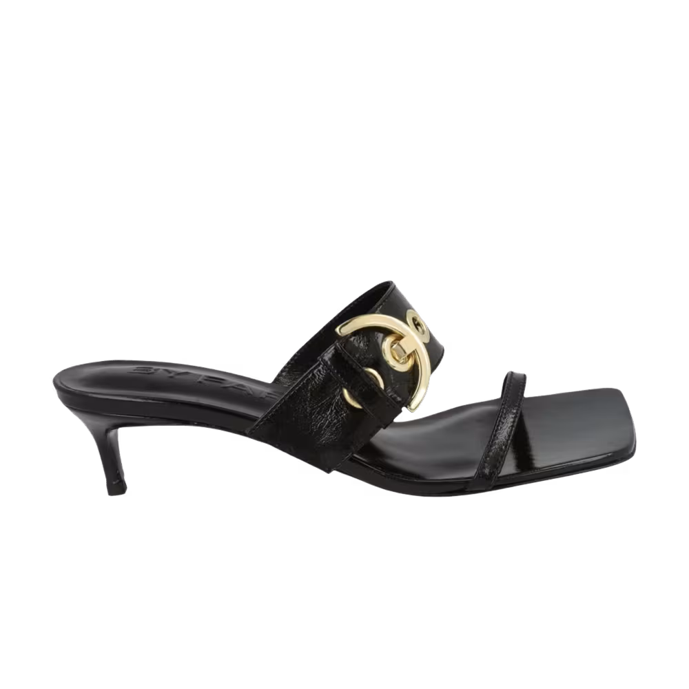 BY FAR Women's Bettina Patent Leather Mule Black