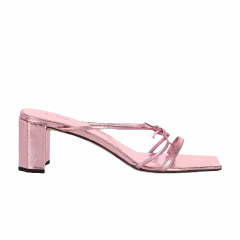 BY FAR Wmns June Heeled Sandal 'Pink'