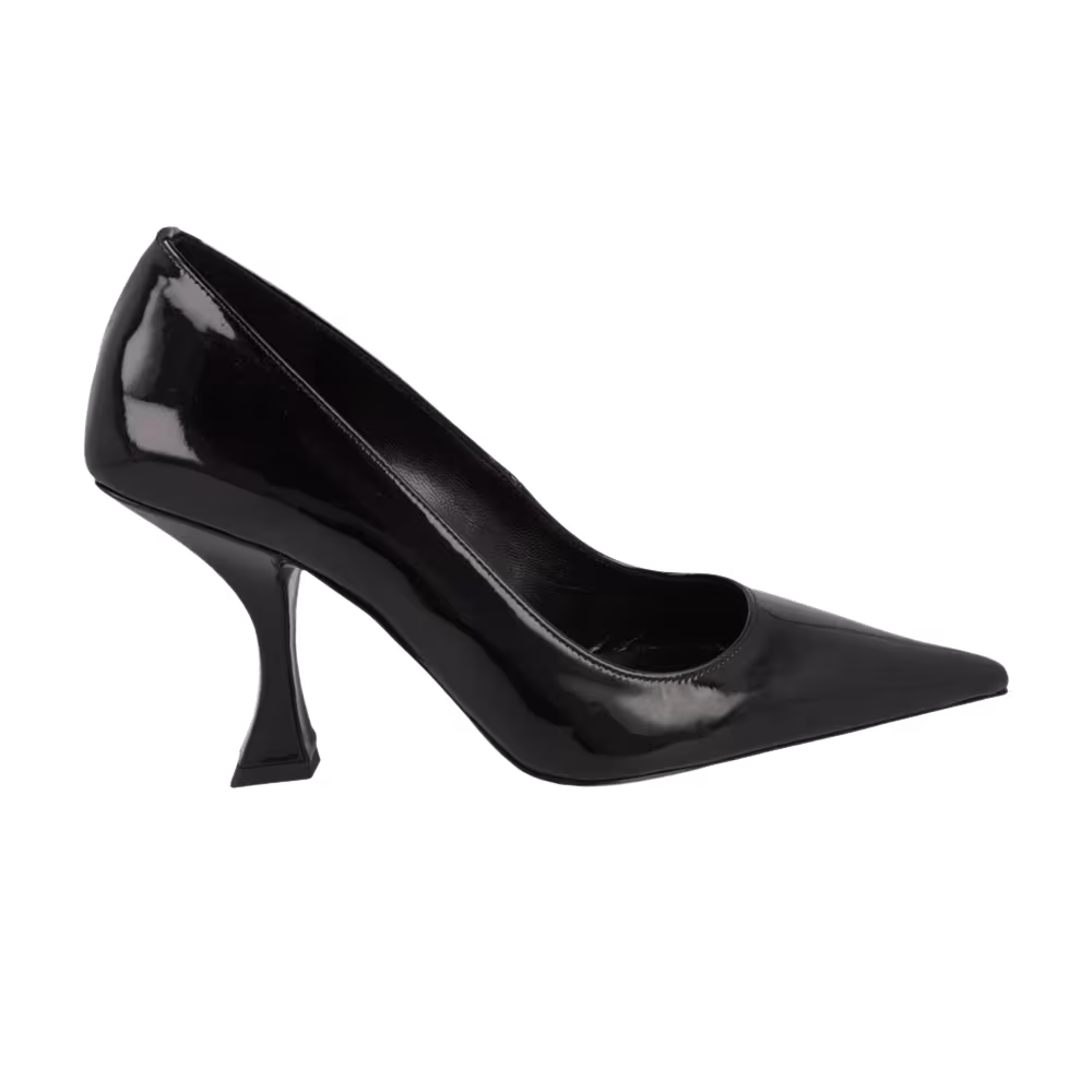 BY FAR Women's Viva Patent Leather Pump Black
