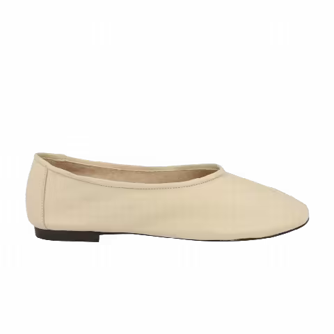 BY FAR Wmns Prudence Leather Flat 'Light Pink'