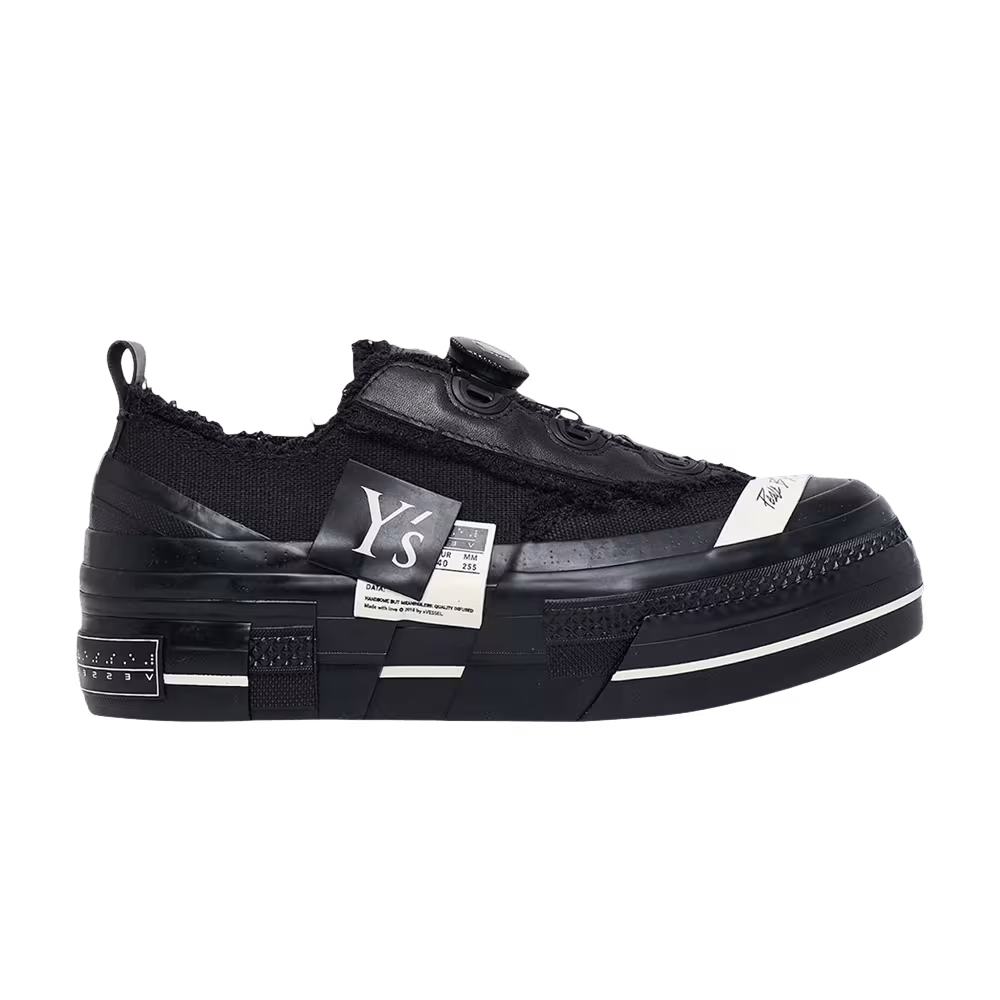 xVESSEL x Y'S Women's Platformm Sneaker Black