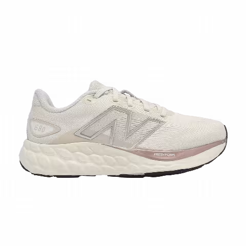 New Balance Wmns Fresh Foam 680v8 Wide 'Linen Timber Wolf Light Gold Metallic'