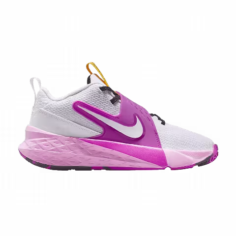 Nike Team Hustle D 12 GS 'White Vivid Purple'