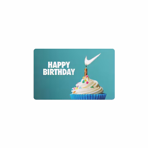 Nike Gift Card Mailed In a Mini Shoebox 'Teal'