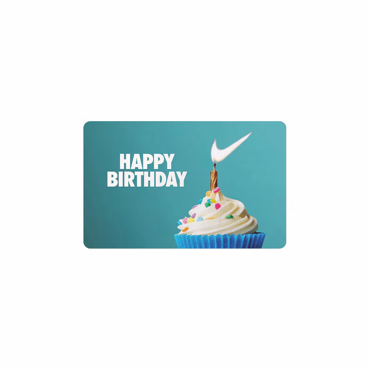 Nike Gift Card Mailed In a Mini Shoebox Teal