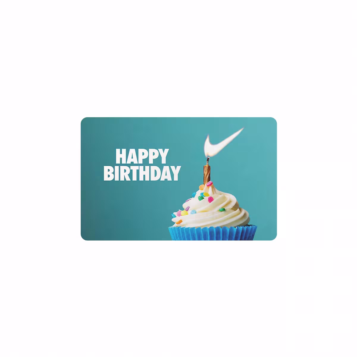 Nike Gift Card Mailed In a Mini Shoebox Teal, view 2