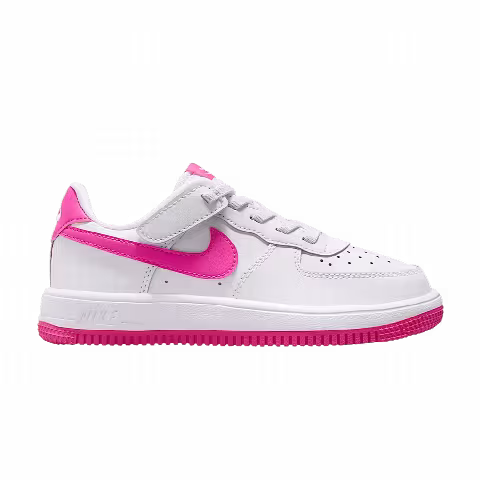 Nike Force 1 Low EasyOn PS 'White Laser Fuchsia'