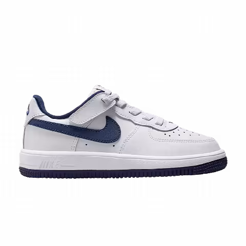 Nike Force 1 Low EasyOn PS 'White Midnight Navy'