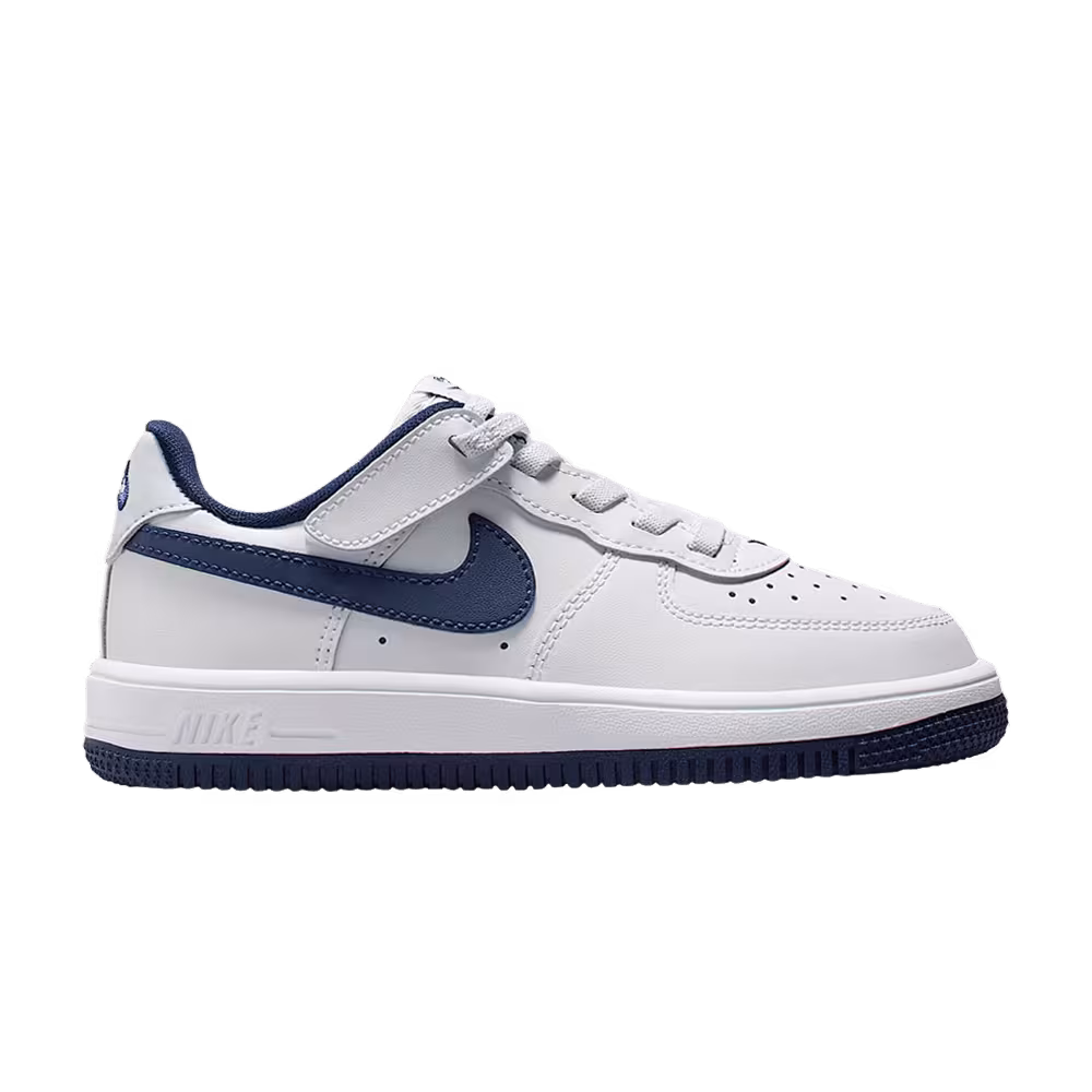 Nike Force 1 Low EasyOn PS White Midnight Navy