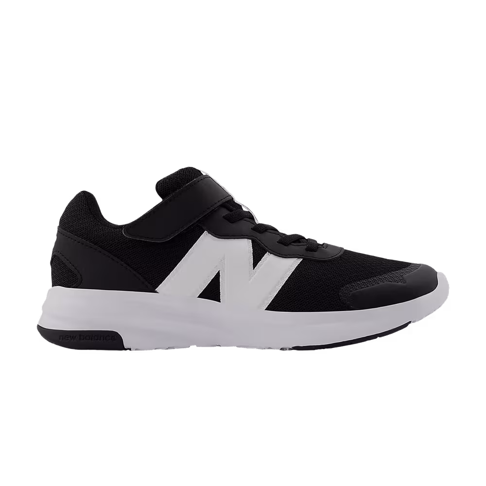 New Balance 578v1 Big Kid Wide Black White