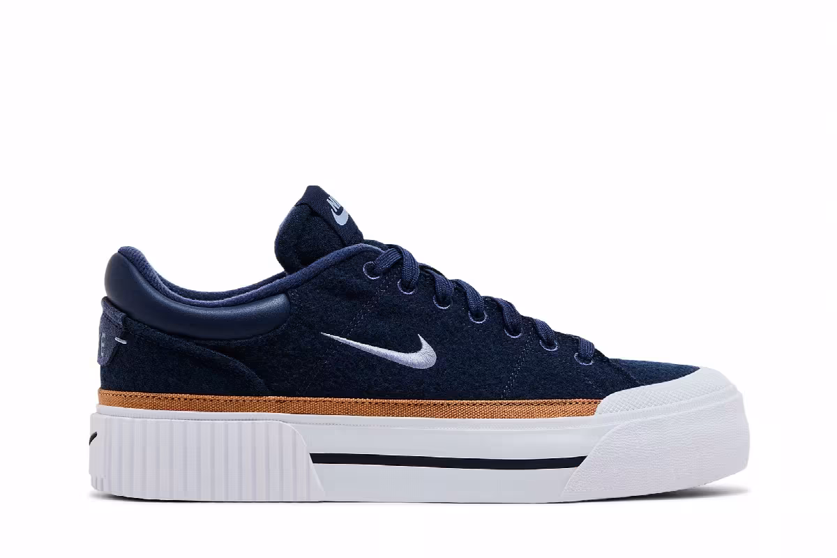 Nike Women's Court Legacy Lift Midnight Navy, view 2