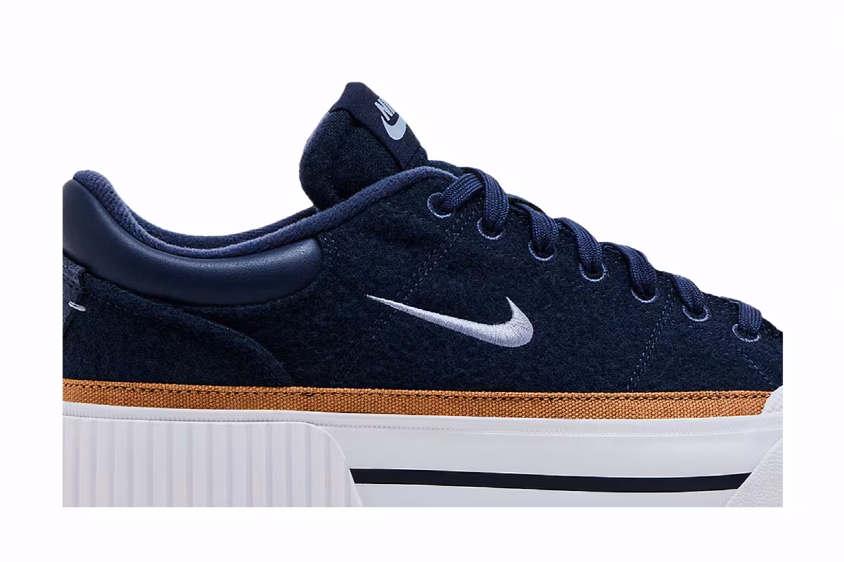 Nike Women's Court Legacy Lift Midnight Navy, view 3