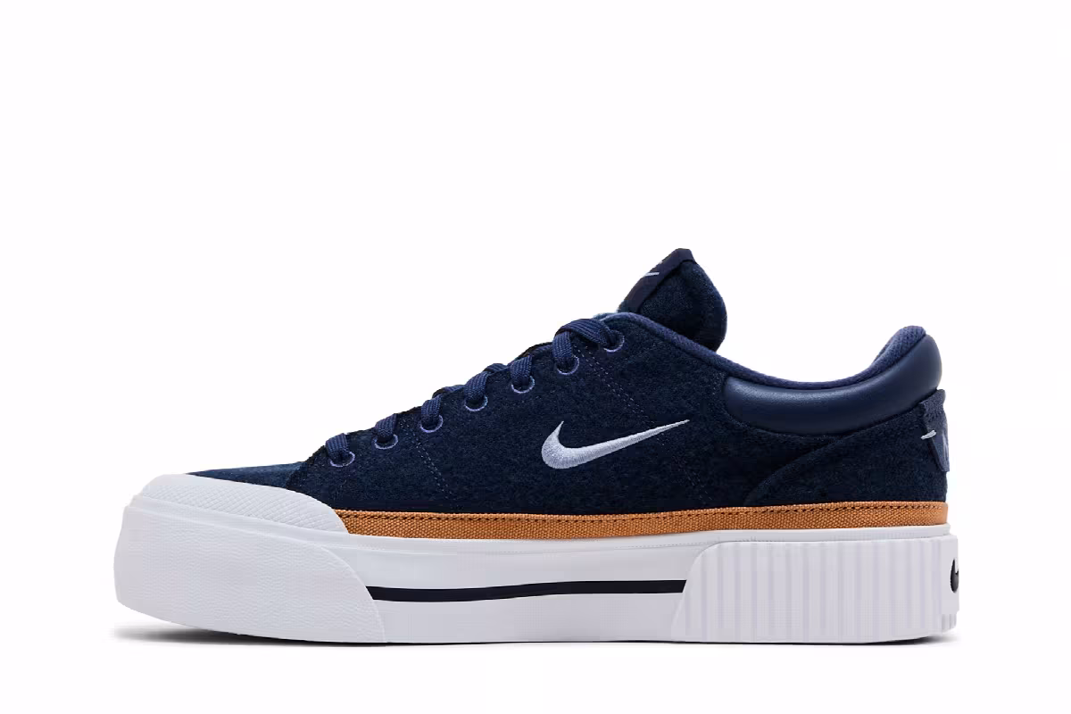 Nike Women's Court Legacy Lift Midnight Navy, view 4