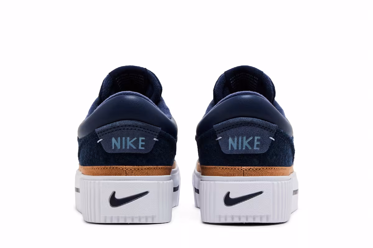 Nike Women's Court Legacy Lift Midnight Navy, view 7