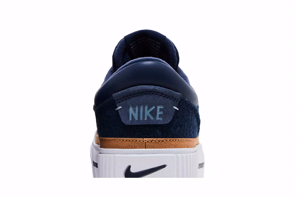 Nike Women's Court Legacy Lift Midnight Navy, view 8