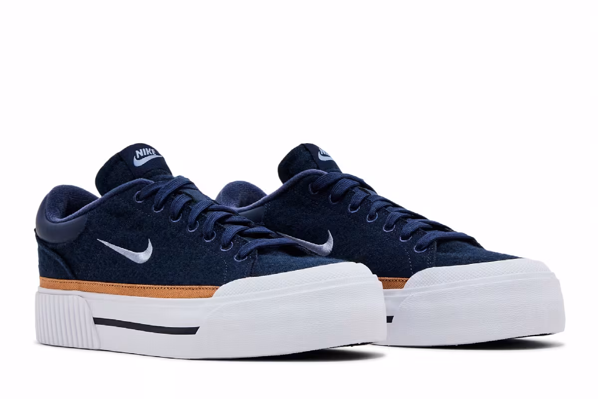 Nike Women's Court Legacy Lift Midnight Navy, view 9