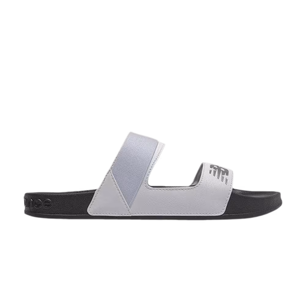 New Balance 202 Slides White Silver