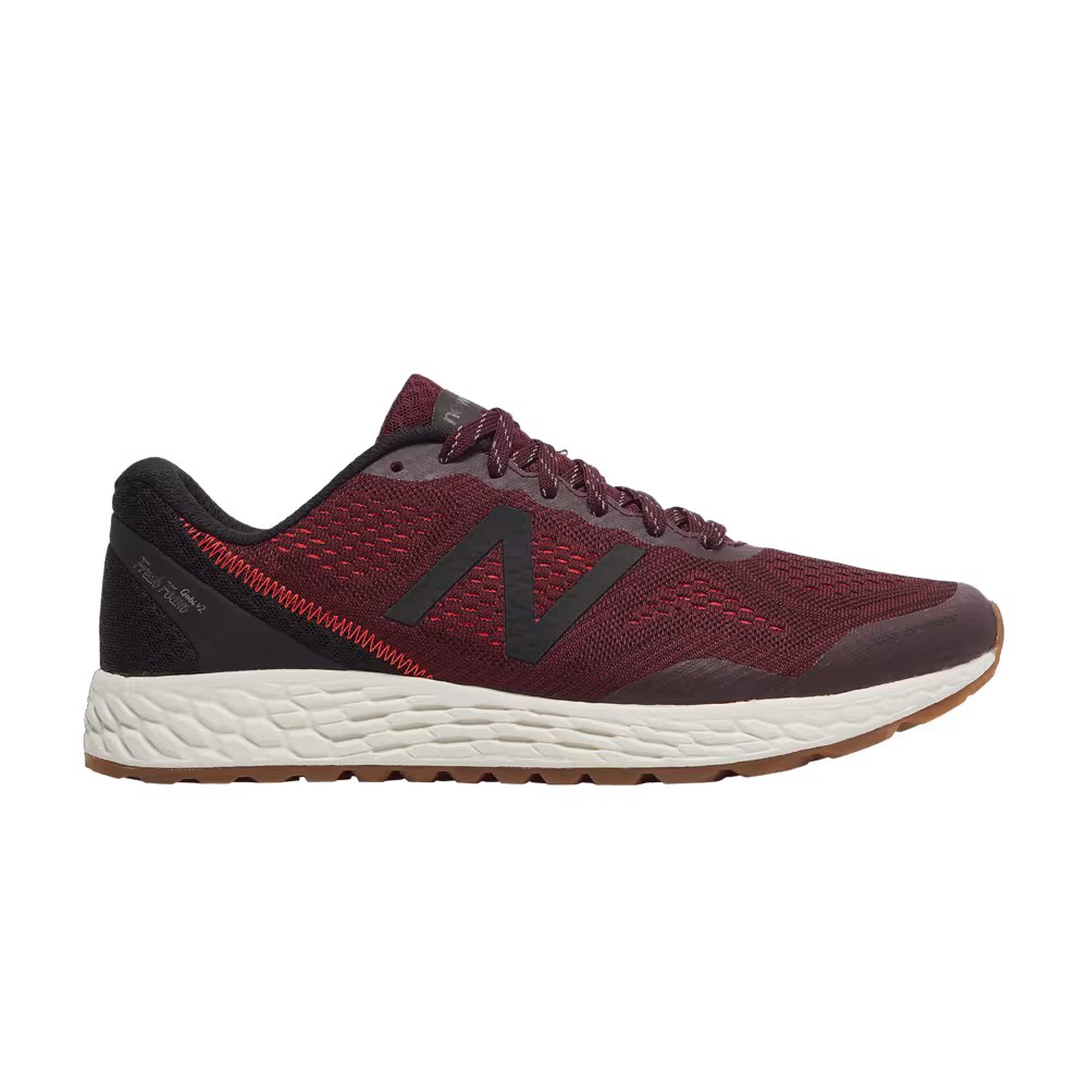 New Balance Fresh Foam Gobi v2 Trail 2E Wide Oxblood Gum