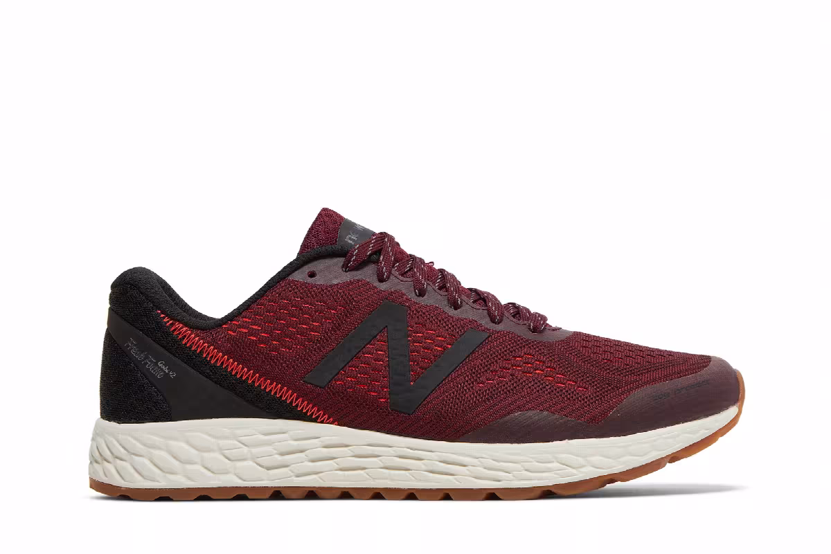 New Balance Fresh Foam Gobi v2 Trail 2E Wide Oxblood Gum, view 2